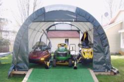 10'Wx18'Lx8'H quonset portable garage